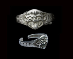 Silver Gorgon Ring